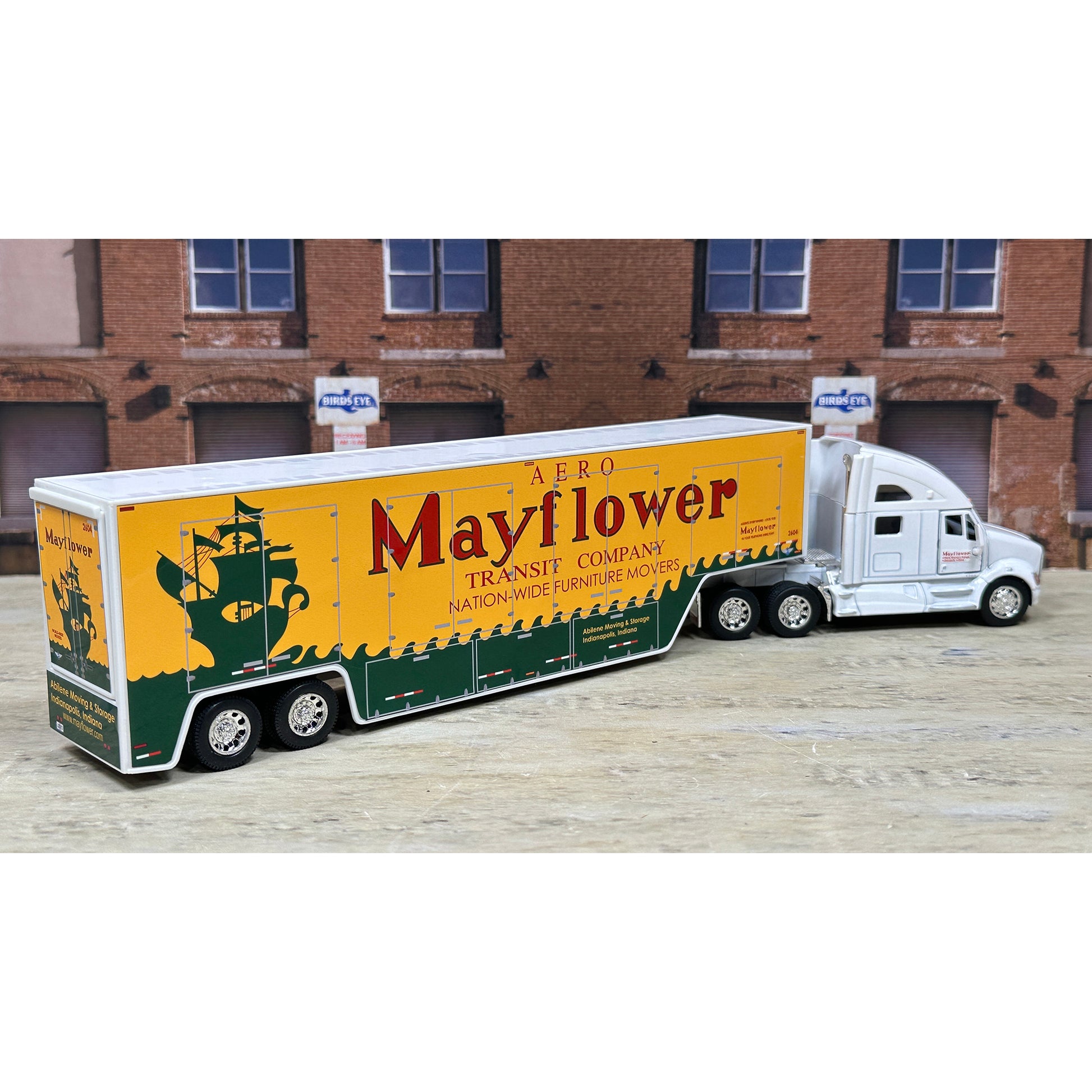 Kenworth T700 w/Moving Van Trailer "Abilene Moving & Storage of Indianapolis, Indiana, Agent for Mayflower Transit Company - Nation-Wide Furniture Movers"