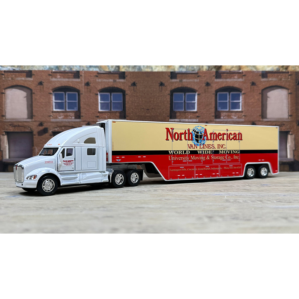Kenworth T700 w/Moving Van Trailer "University Moving &amp; Storage Company, Inc. of Farmington Hills Michigan, Agent for North American Van Lines, Inc."