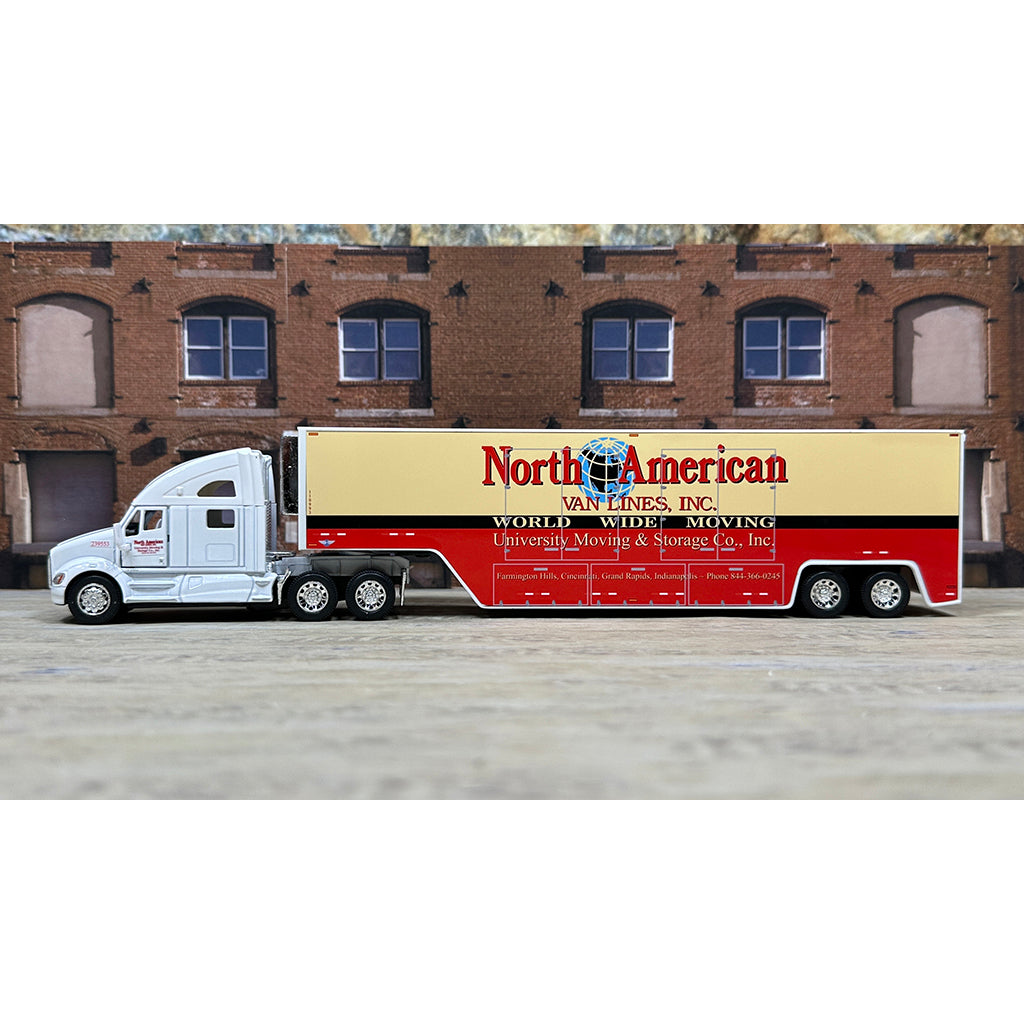 Kenworth T700 w/Moving Van Trailer "University Moving &amp; Storage Company, Inc. of Farmington Hills Michigan, Agent for North American Van Lines, Inc."
