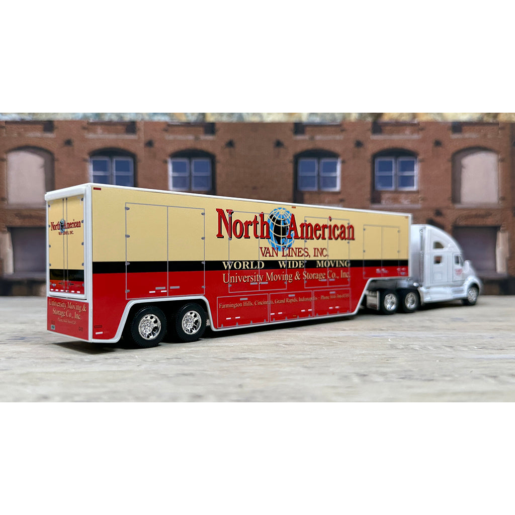 Kenworth T700 w/Moving Van Trailer "University Moving &amp; Storage Company, Inc. of Farmington Hills Michigan, Agent for North American Van Lines, Inc."