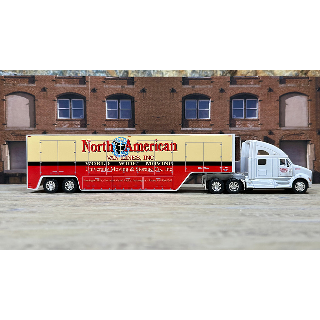 Kenworth T700 w/Moving Van Trailer "University Moving &amp; Storage Company, Inc. of Farmington Hills Michigan, Agent for North American Van Lines, Inc."