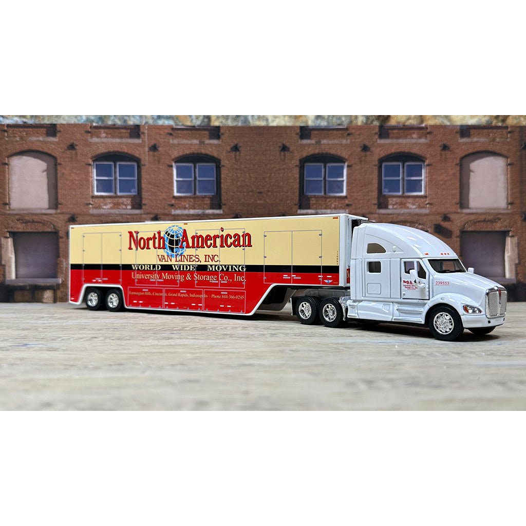 Kenworth T700 w/Moving Van Trailer "University Moving &amp; Storage Company, Inc. of Farmington Hills Michigan, Agent for North American Van Lines, Inc."