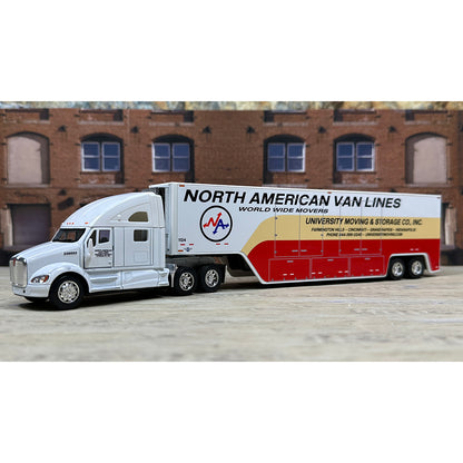 Kenworth T700 w/Moving Van Trailer "University Moving & Storage Company, Inc. of Farmington Hills Michigan, Agent for North American Van Lines, Inc. - World Wide Movers"