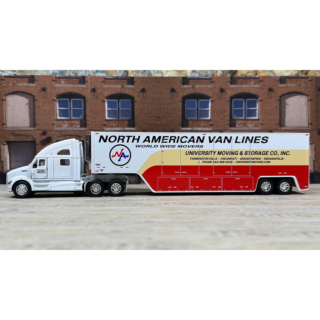 Kenworth T700 w/Moving Van Trailer "University Moving & Storage Company, Inc. of Farmington Hills Michigan, Agent for North American Van Lines, Inc. - World Wide Movers"