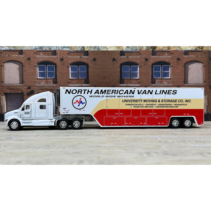 Kenworth T700 w/Moving Van Trailer "University Moving & Storage Company, Inc. of Farmington Hills Michigan, Agent for North American Van Lines, Inc. - World Wide Movers"