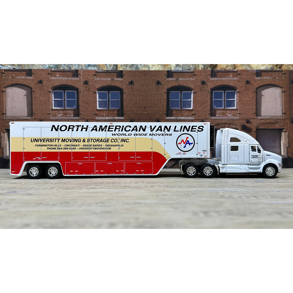 Kenworth T700 w/Moving Van Trailer "University Moving & Storage Company, Inc. of Farmington Hills Michigan, Agent for North American Van Lines, Inc. - World Wide Movers"