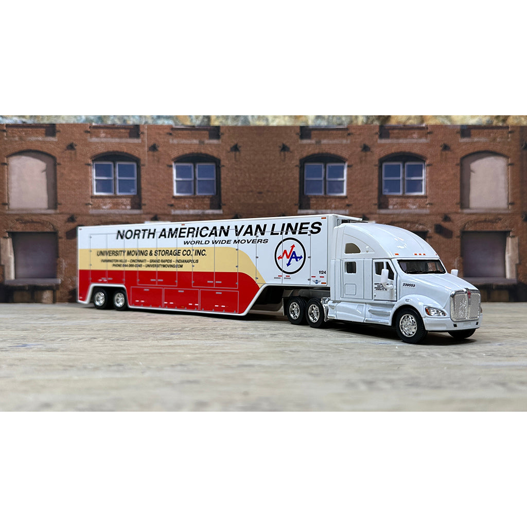 Kenworth T700 w/Moving Van Trailer "University Moving & Storage Company, Inc. of Farmington Hills Michigan, Agent for North American Van Lines, Inc. - World Wide Movers"