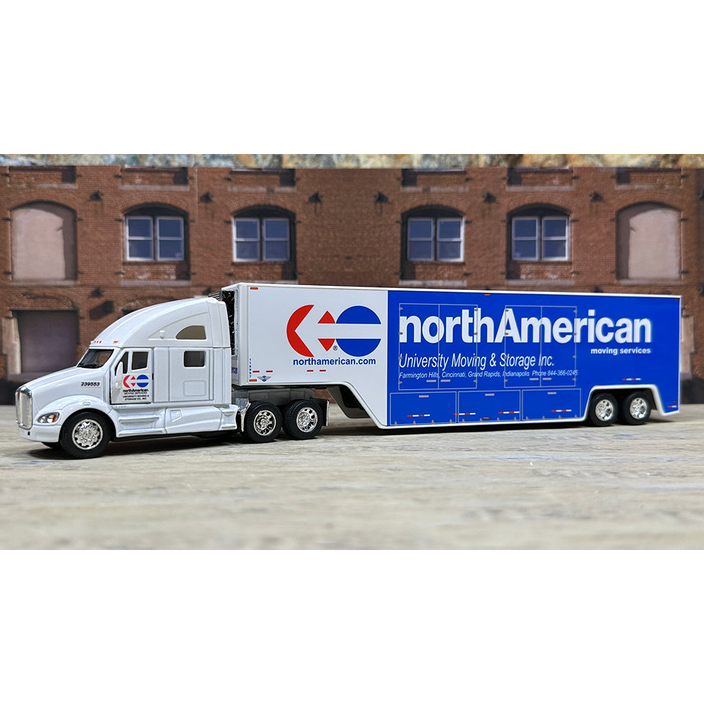 Kenworth T700 w/Moving Van Trailer "University Moving & Storage Company, Inc. of Farmington Hills Michigan, Agent for North American Van Lines, Inc. - World Wide Movers"