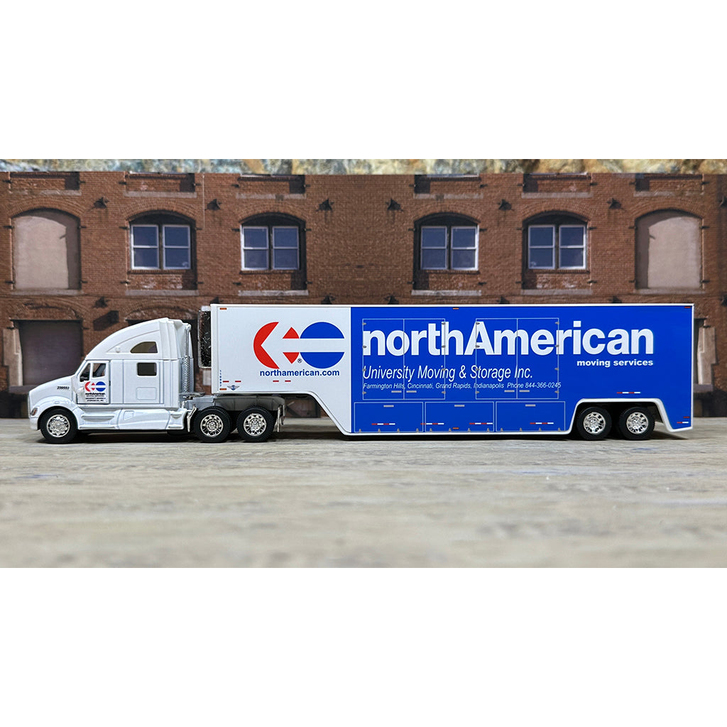 Kenworth T700 w/Moving Van Trailer "University Moving & Storage Company, Inc. of Farmington Hills Michigan, Agent for North American Van Lines, Inc. - World Wide Movers"