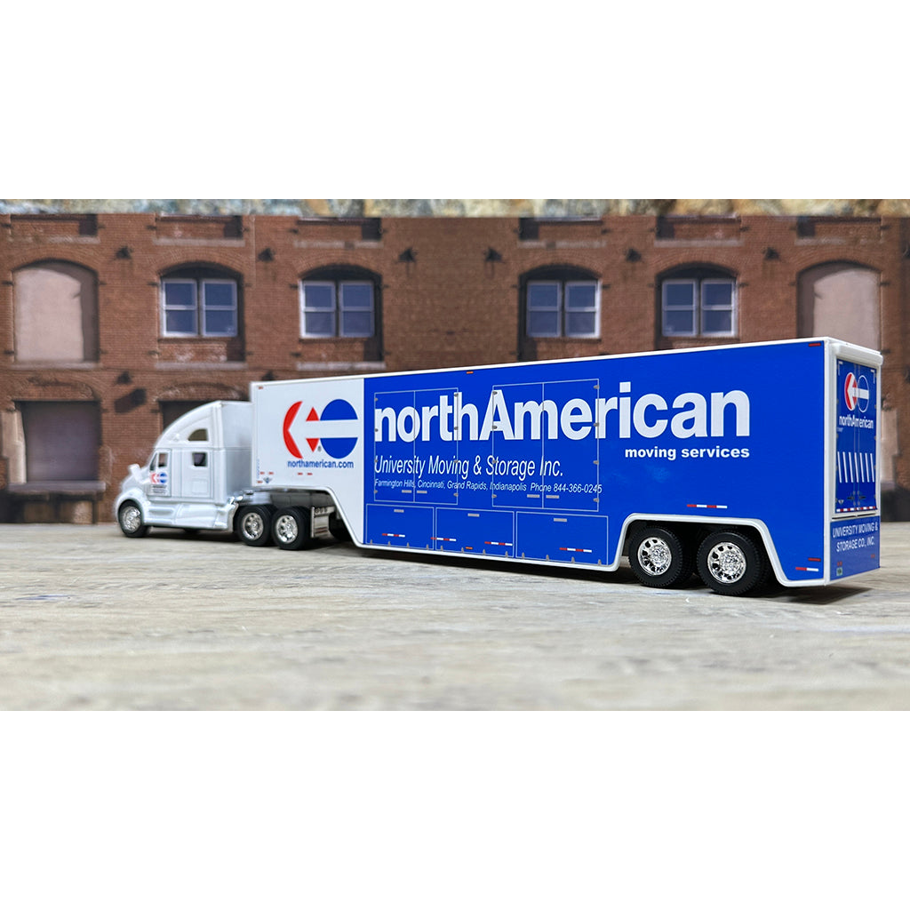 Kenworth T700 w/Moving Van Trailer "University Moving & Storage Company, Inc. of Farmington Hills Michigan, Agent for North American Van Lines, Inc. - World Wide Movers"