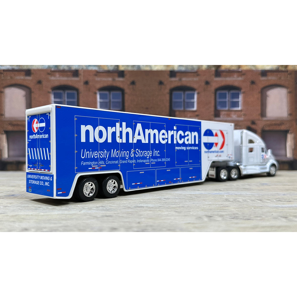 Kenworth T700 w/Moving Van Trailer "University Moving & Storage Company, Inc. of Farmington Hills Michigan, Agent for North American Van Lines, Inc. - World Wide Movers"