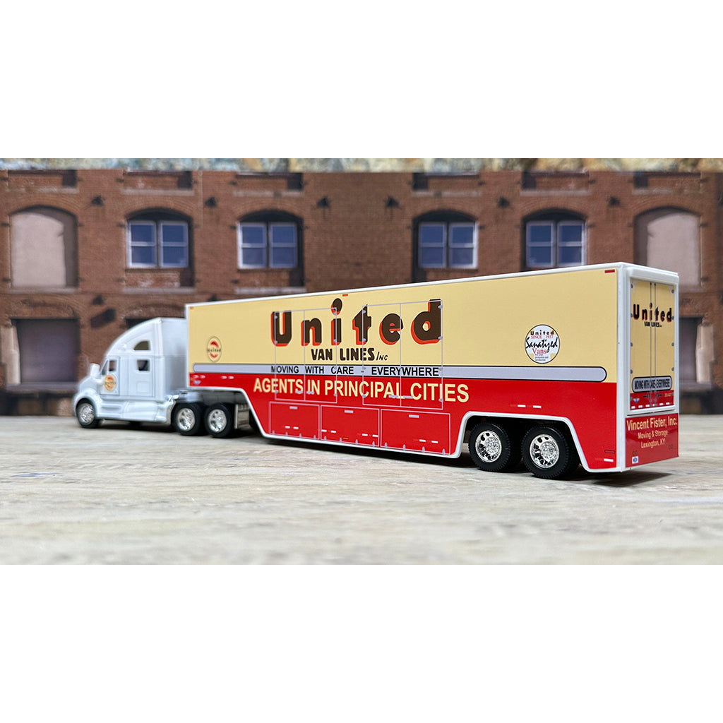 Kenworth T700 w/Moving Van Trailer "Vincent Fister, Inc. Moving & Storage of Lexington, Kentucky, Agent for United Van Lines, Inc. - Moving with Care - Everywhere"