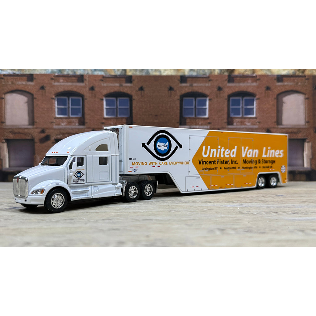 Kenworth T700 w/Moving Van Trailer "Vincent Fister, Inc. Moving & Storage of Lexington, Kentucky, Agent for United Van Lines, Inc. - Moving with Care Everywhere"