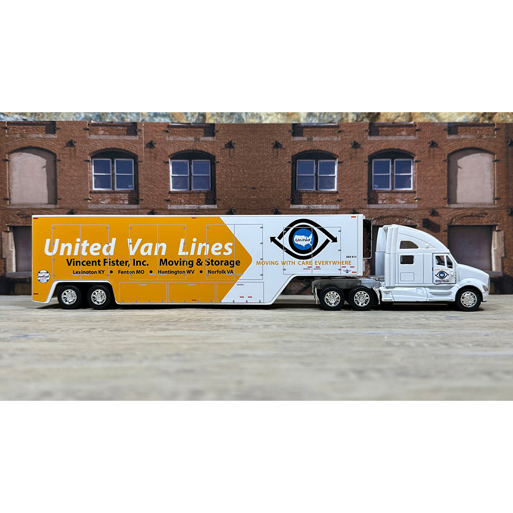 Kenworth T700 w/Moving Van Trailer "Vincent Fister, Inc. Moving & Storage of Lexington, Kentucky, Agent for United Van Lines, Inc. - Moving with Care Everywhere"