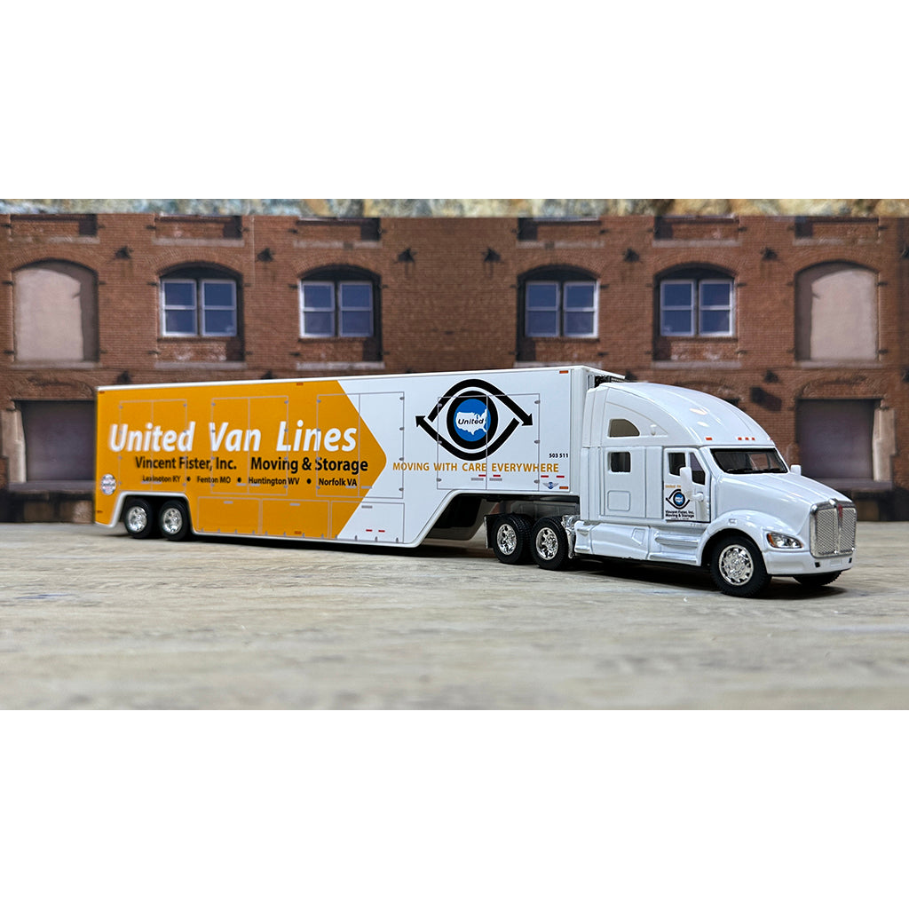 Kenworth T700 w/Moving Van Trailer "Vincent Fister, Inc. Moving & Storage of Lexington, Kentucky, Agent for United Van Lines, Inc. - Moving with Care Everywhere"