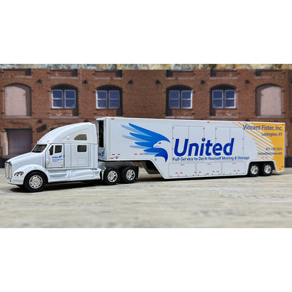 Kenworth T700 w/Moving Van Trailer "Vincent Fister, Inc. Moving & Storage of Lexington, Kentucky, Agent for United Van Lines, Inc. - Full-Service to Do-It-Yourself Moving & Storage"