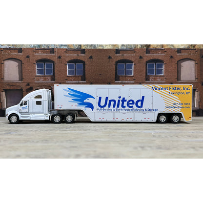 Kenworth T700 w/Moving Van Trailer "Vincent Fister, Inc. Moving & Storage of Lexington, Kentucky, Agent for United Van Lines, Inc. - Full-Service to Do-It-Yourself Moving & Storage"