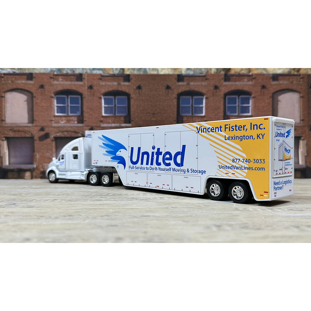 Kenworth T700 w/Moving Van Trailer "Vincent Fister, Inc. Moving & Storage of Lexington, Kentucky, Agent for United Van Lines, Inc. - Full-Service to Do-It-Yourself Moving & Storage"