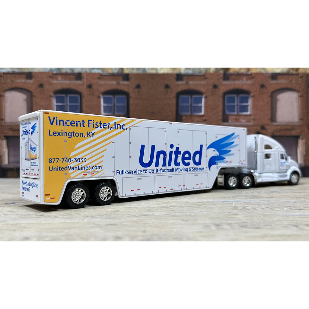 Kenworth T700 w/Moving Van Trailer "Vincent Fister, Inc. Moving & Storage of Lexington, Kentucky, Agent for United Van Lines, Inc. - Full-Service to Do-It-Yourself Moving & Storage"