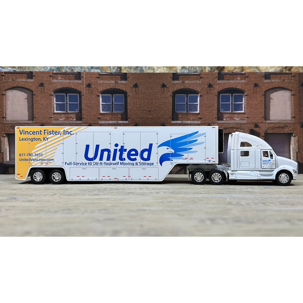 Kenworth T700 w/Moving Van Trailer "Vincent Fister, Inc. Moving & Storage of Lexington, Kentucky, Agent for United Van Lines, Inc. - Full-Service to Do-It-Yourself Moving & Storage"