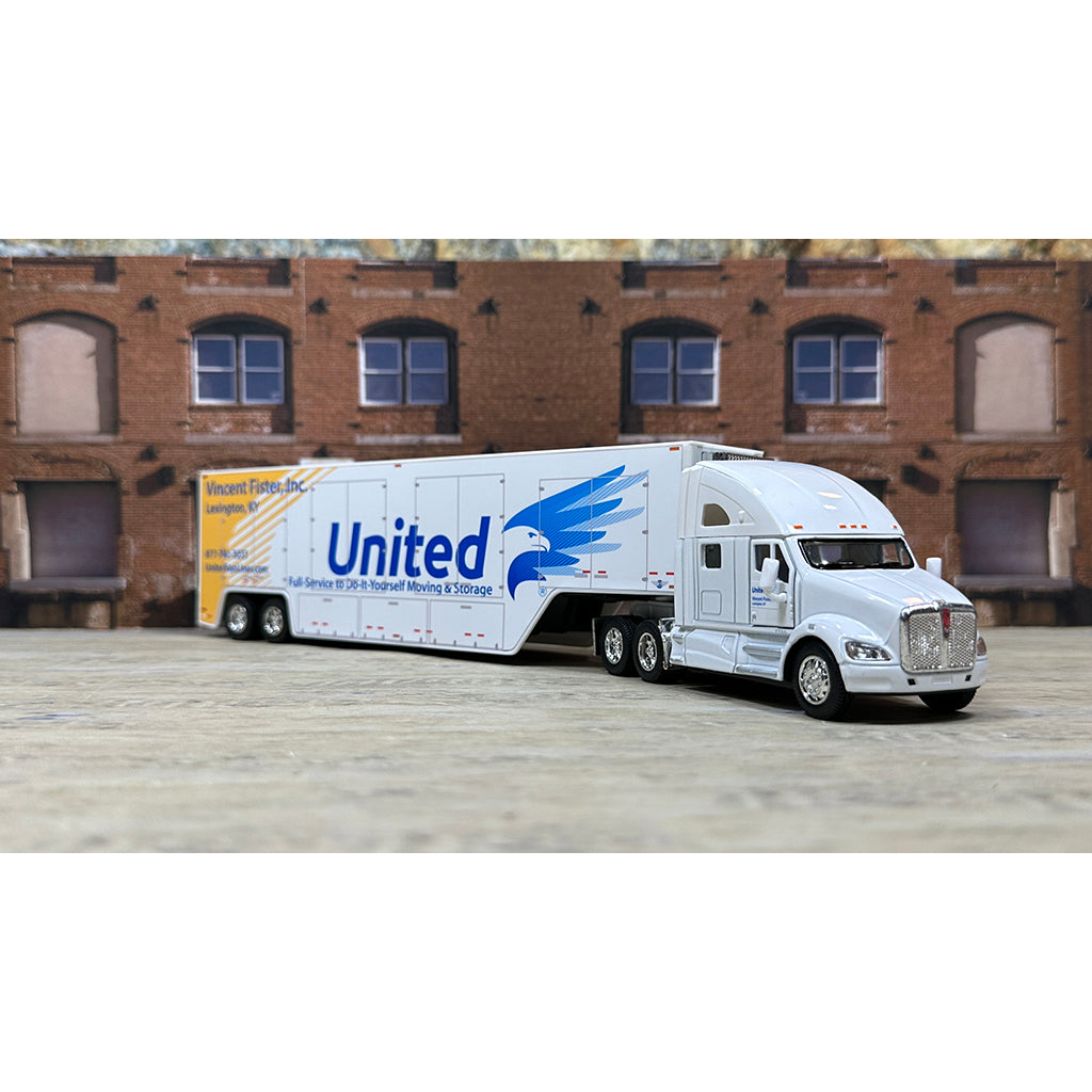 Kenworth T700 w/Moving Van Trailer "Vincent Fister, Inc. Moving & Storage of Lexington, Kentucky, Agent for United Van Lines, Inc. - Full-Service to Do-It-Yourself Moving & Storage"