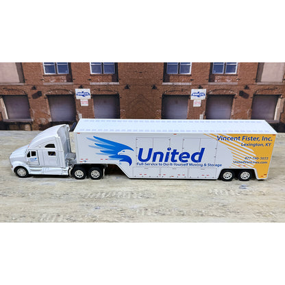 Kenworth T700 w/Moving Van Trailer "Vincent Fister, Inc. Moving & Storage of Lexington, Kentucky, Agent for United Van Lines, Inc. - Full-Service to Do-It-Yourself Moving & Storage"