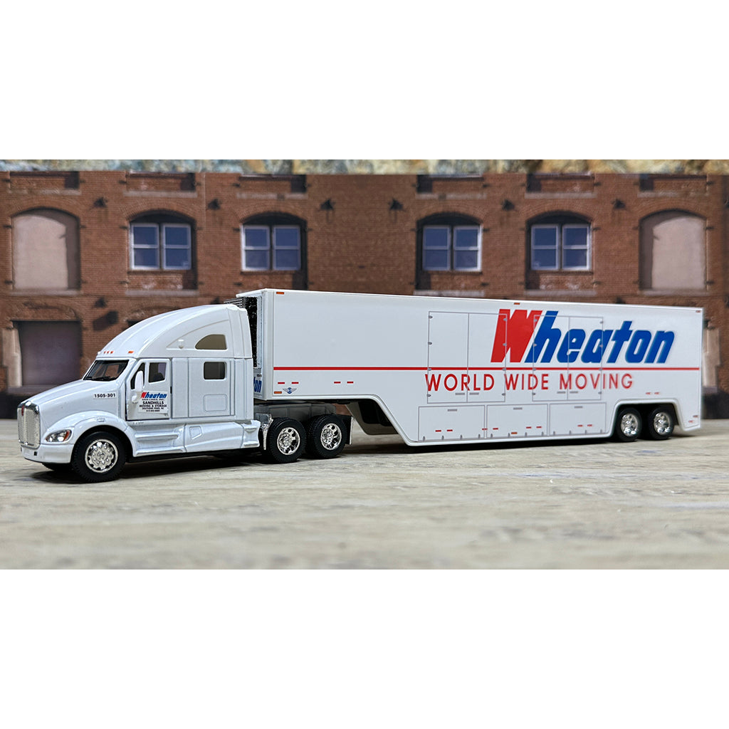 Kenworth T700 w/Moving Van Trailer "Sandhills Moving & Storage of Southern Pines, North Carolina, Agent for Wheaton Van Lines, Inc. - World Wide Moving"