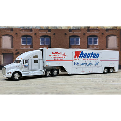 Kenworth T700 w/Moving Van Trailer "Sandhills Moving & Storage of Southern Pines, North Carolina, Agent for Wheaton Van Lines, Inc. - World Wide Moving - We move your life"