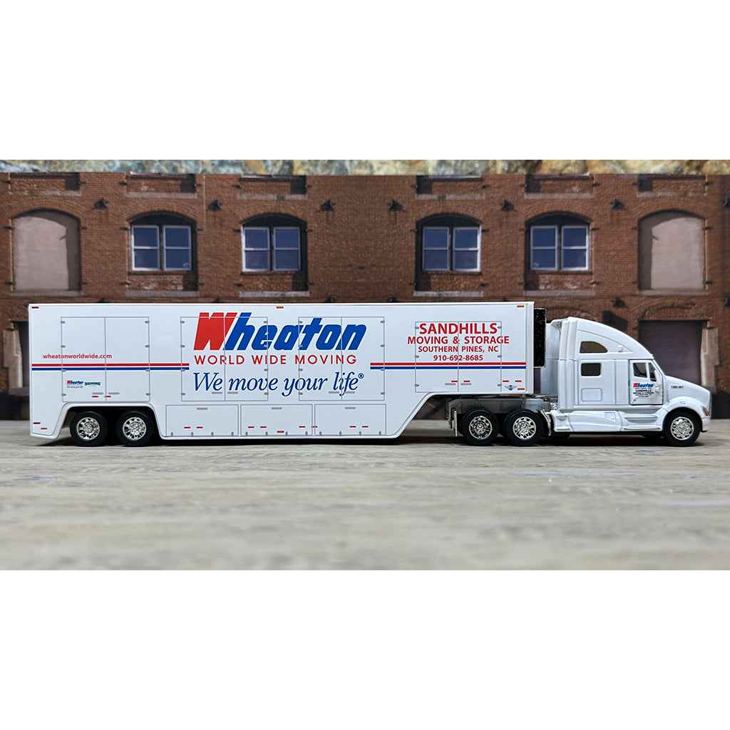 Kenworth T700 w/Moving Van Trailer "Sandhills Moving & Storage of Southern Pines, North Carolina, Agent for Wheaton Van Lines, Inc. - World Wide Moving - We move your life"