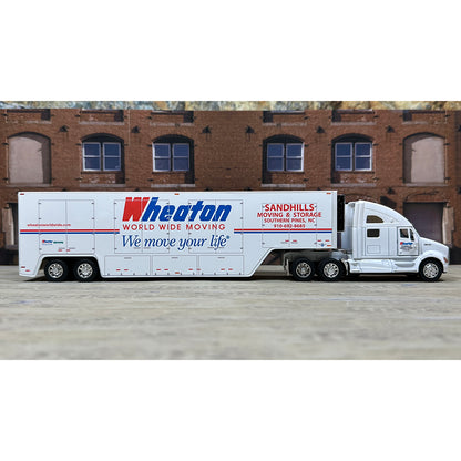 Kenworth T700 w/Moving Van Trailer "Sandhills Moving & Storage of Southern Pines, North Carolina, Agent for Wheaton Van Lines, Inc. - World Wide Moving - We move your life"