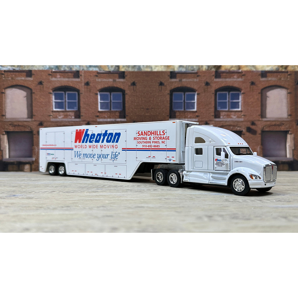 Kenworth T700 w/Moving Van Trailer "Sandhills Moving & Storage of Southern Pines, North Carolina, Agent for Wheaton Van Lines, Inc. - World Wide Moving - We move your life"