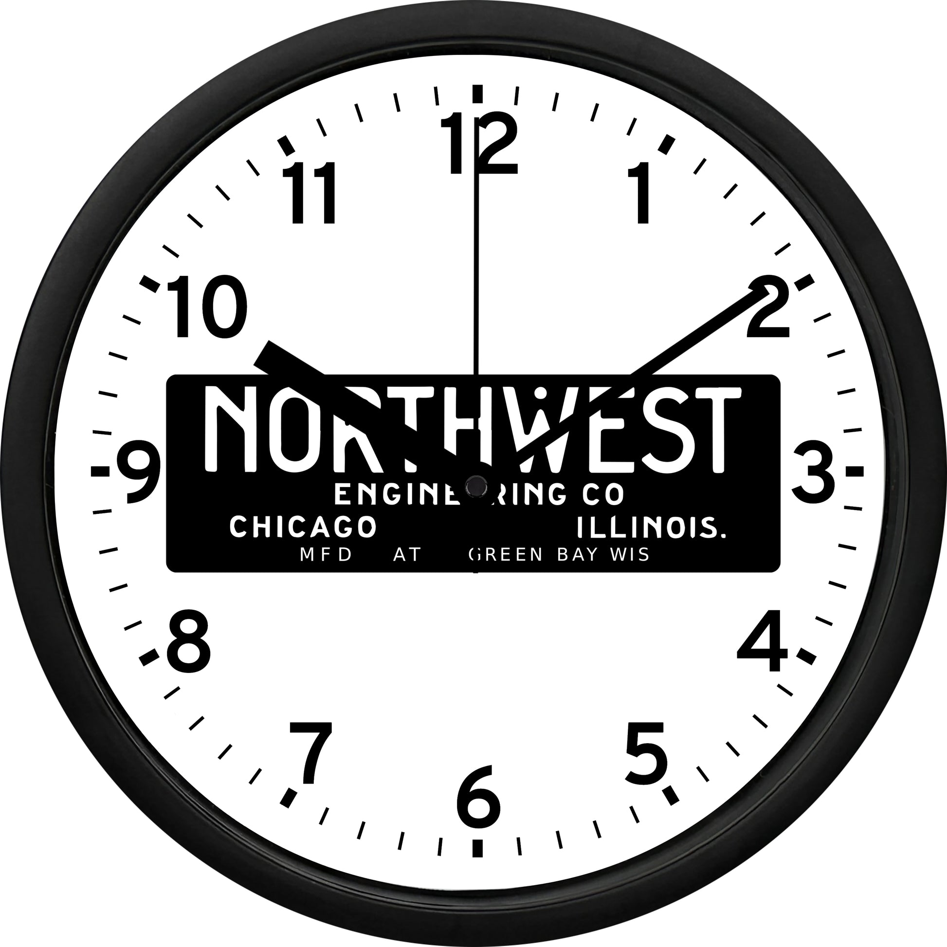 Northwest Engineering Co. Wall Clock Heartland Diecast & Promotions, LLC