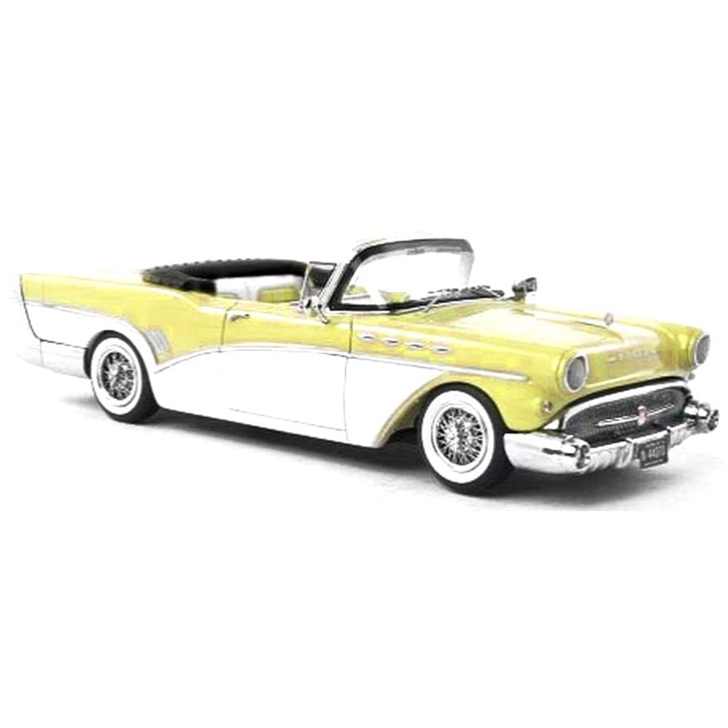 1957 Buick Roadmaster Convertible (Light Yellow/White)