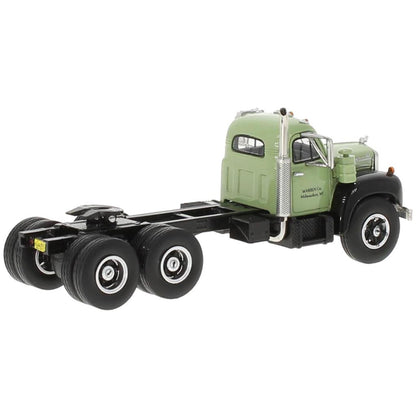 1957 Mack B-61ST Day-Cab Conventional Tractor "Warren Co." (Green/Black)