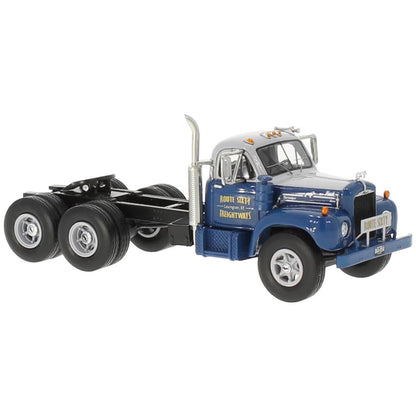 1957 Mack B-61ST Day-Cab Conventional Tractor "Route Sixty Freightways" (Blue/Gray)