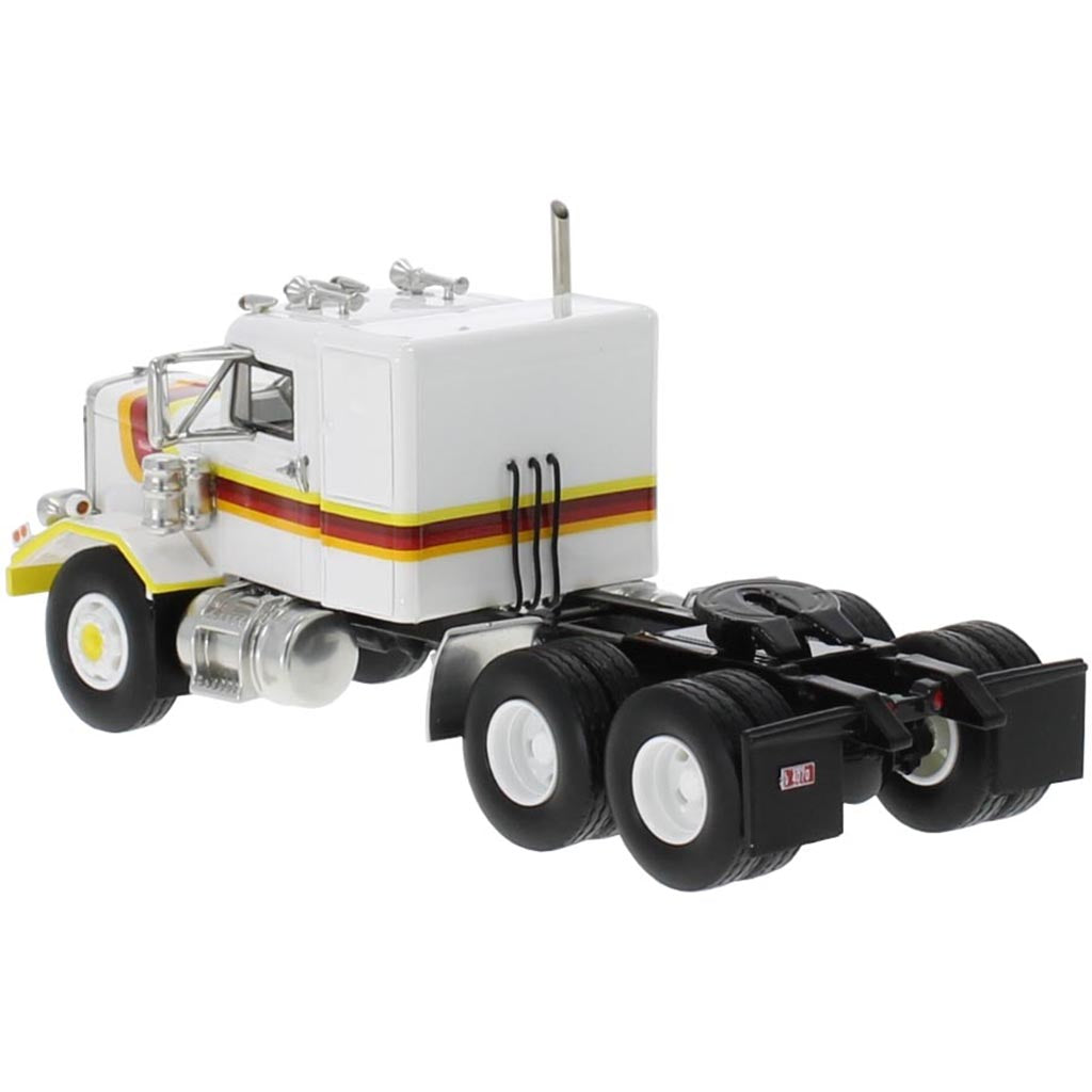 1971 Peterbilt 351 Set-Back Front Axle Sleeper Cab Conventional Tractor (White)