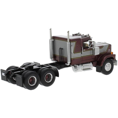 1974 Diamond Reo Raider Sleeper-Cab Conventional Tractor (Maroon/Gray)