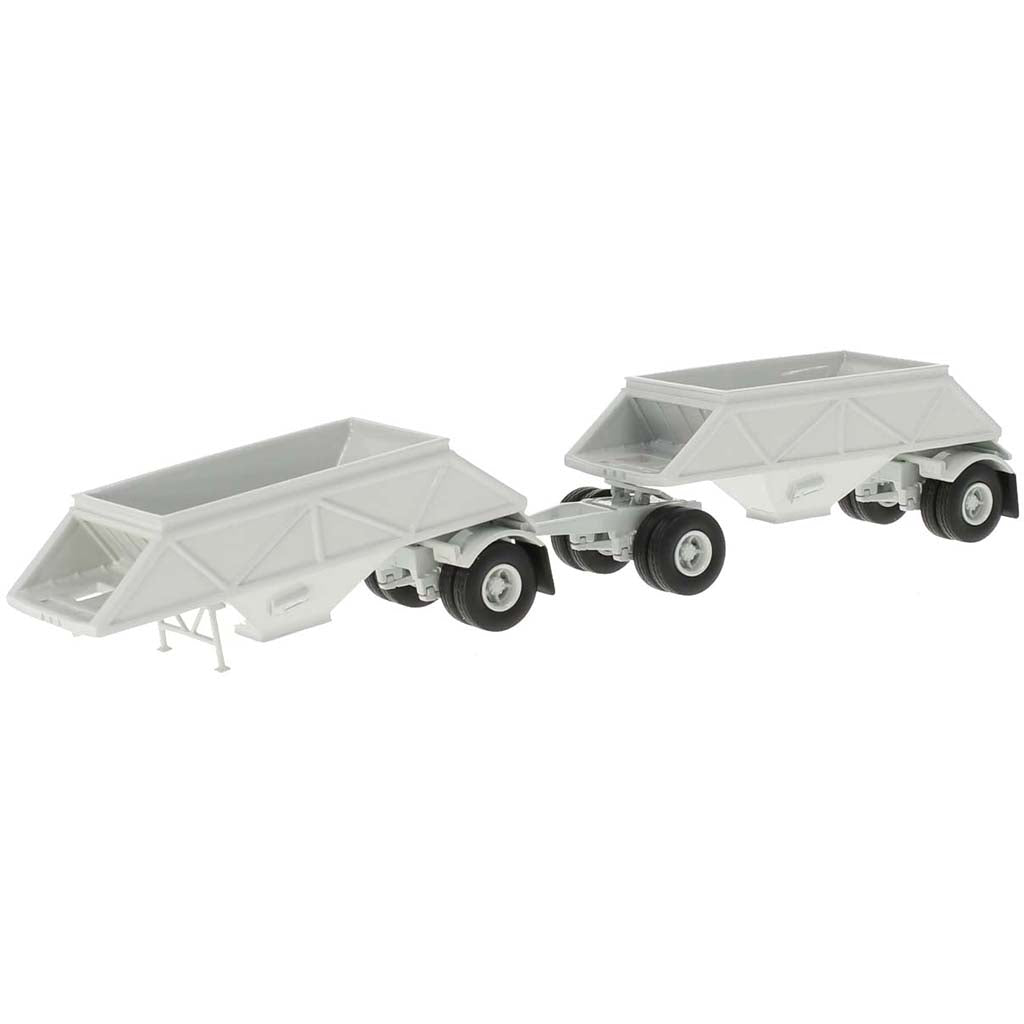 1955 Fruehauf Double Bottom Dump Trailers (Gray)