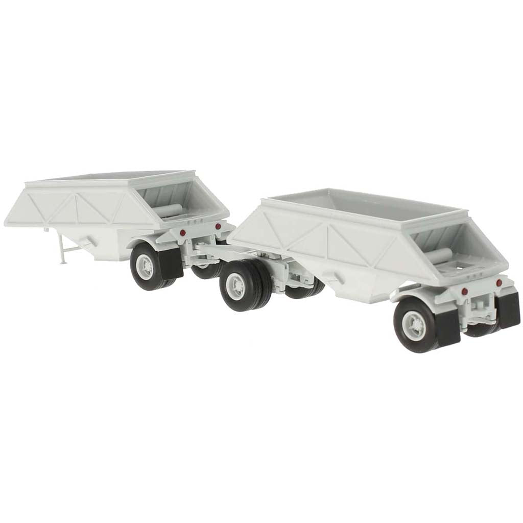 1955 Fruehauf Double Bottom Dump Trailers (Gray)