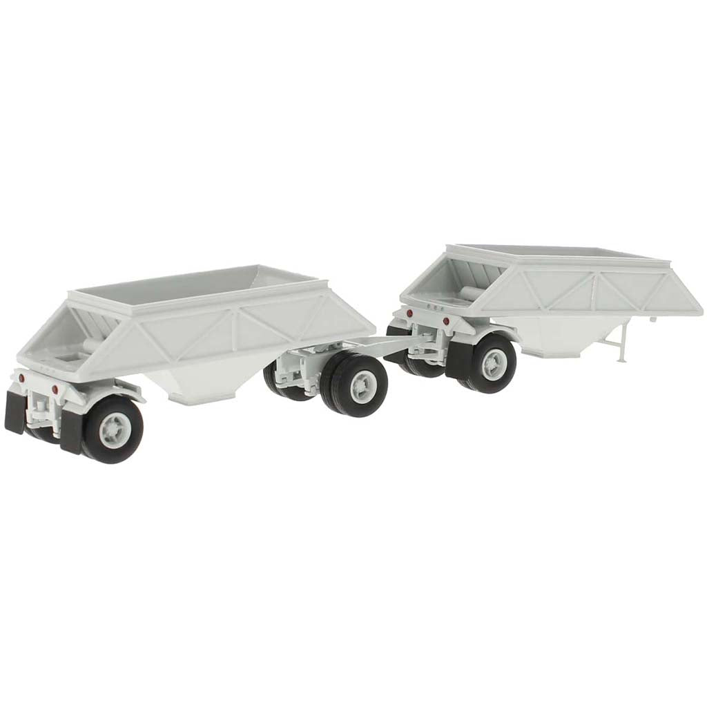 1955 Fruehauf Double Bottom Dump Trailers (Gray)