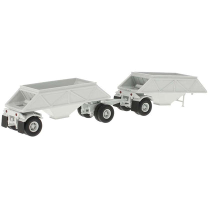 1955 Fruehauf Double Bottom Dump Trailers (Gray)