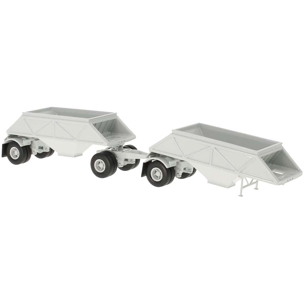 1955 Fruehauf Double Bottom Dump Trailers (Gray)