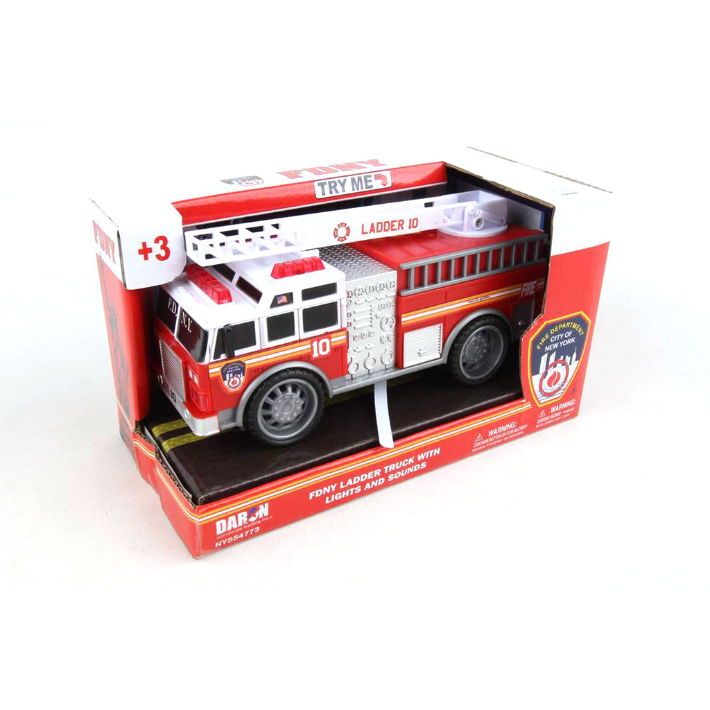 Ladder Truck w/Lights &amp; Sounds "FDNY - Fire Department New York City"