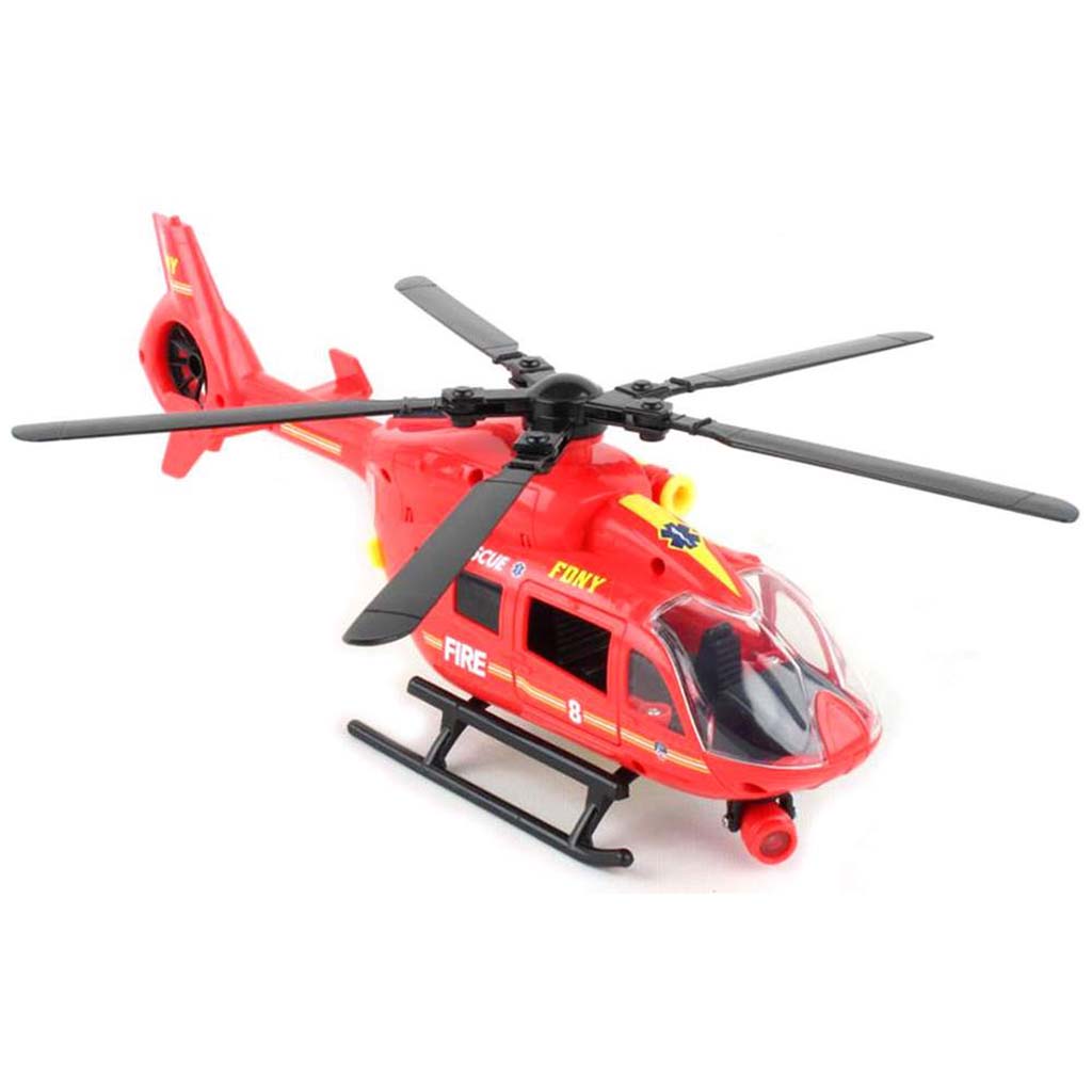 Airbus Ambulance Helicopter w/Lights & Sound "FDNY - Fire Department New York City"