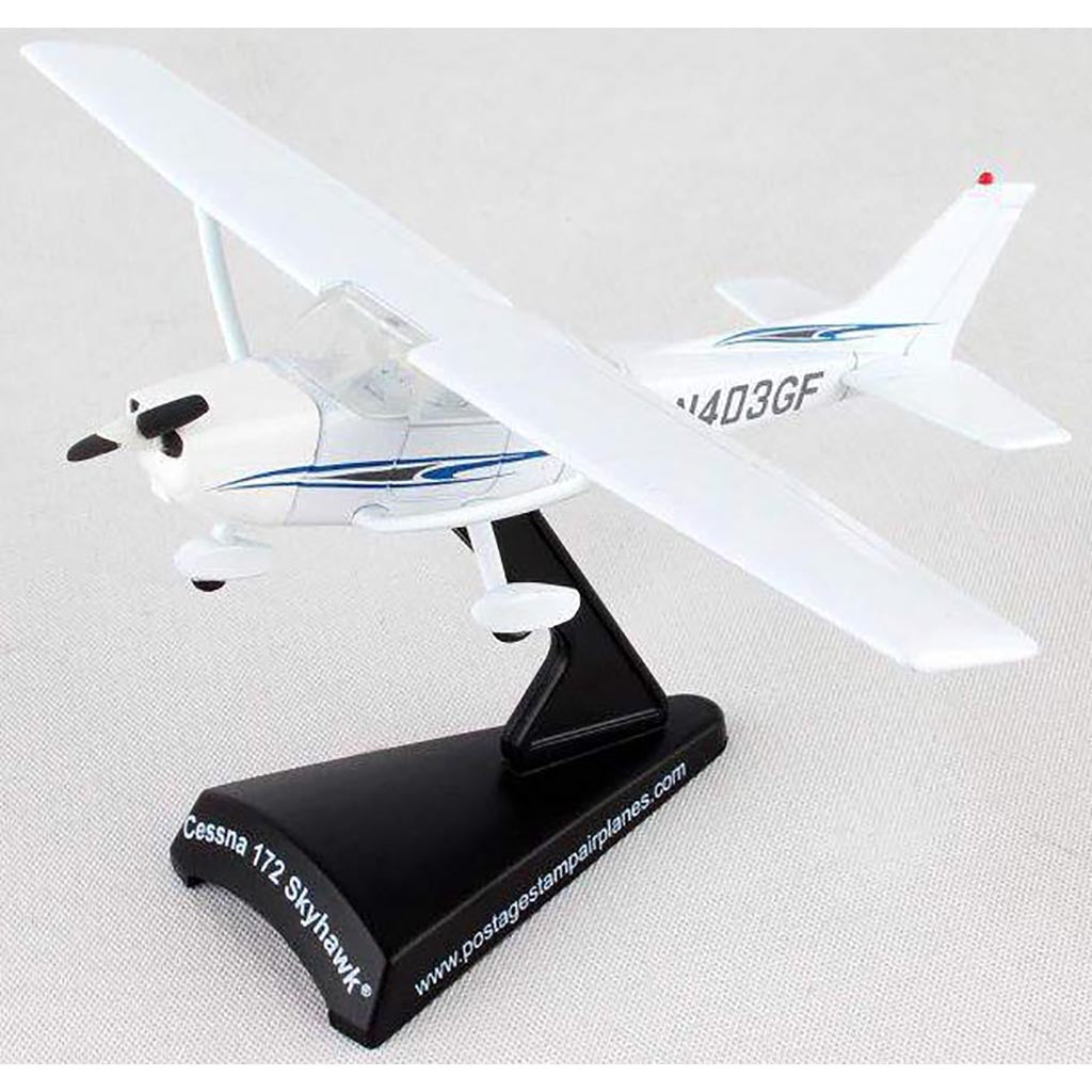 Cessna 172 Skyhawk "N403GF" (White w/Decal Sheets)