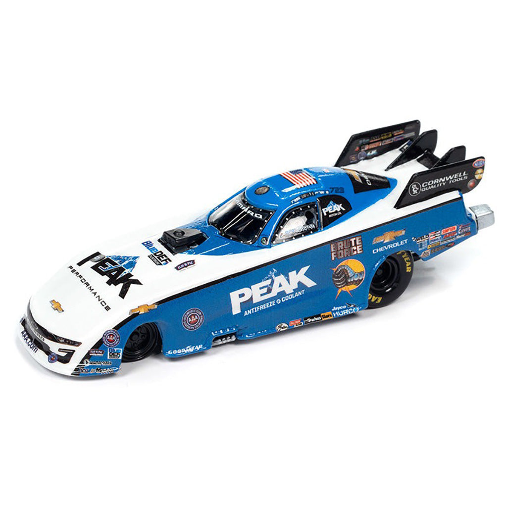 2021 Chevrolet Camaro SS NHRA Funny Car "John Force - Brute Force Peak Antifreeze" (Blue/White)