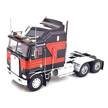 1976 Kenworth K100 Aerodyne COE Tractor (Black/Red)