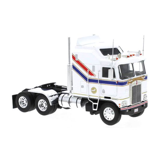 1976 Kenworth K100 Aerodyne COE Tractor "VIT 200" (White w/Red & Blue Stripes)