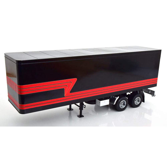 Dry Van Trailer (Black/Red)