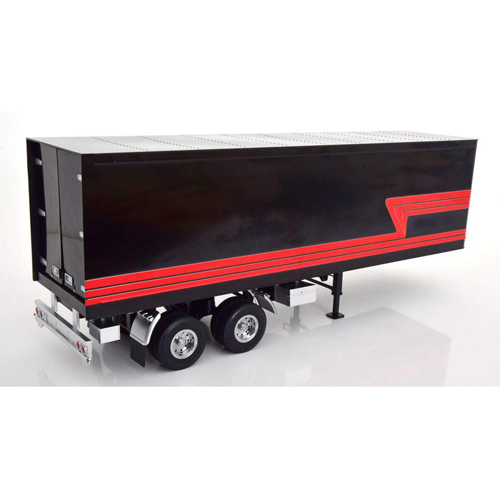 Dry Van Trailer (Black/Red)